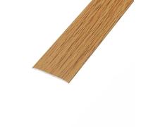 eXtreme Self Adhesive Flat Threshold Strip | 8ft Stick-Down Transition Strip for Laminate, Tile, Wood, and Lino Flooring | Waterproof, Dirt-Resistant, and Sturdy Door Threshold Bar - Old Oak