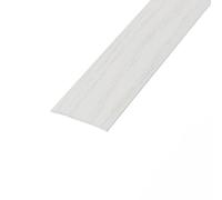eXtreme Self Adhesive Flat Threshold Strip | 8ft Stick-Down Transition Strip for Laminate, Tile, Wood, and Lino Flooring | Waterproof, Dirt-Resistant, and Sturdy Door Threshold Bar - Arctic White