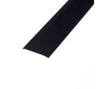 eXtreme Self Adhesive Flat Threshold Strip | 8ft Stick-Down Transition Strip for Laminate, Tile, Wood, and Lino Flooring | Waterproof, Dirt-Resistant, and Sturdy Door Threshold Bar - Ebony