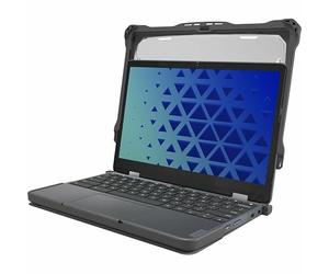 Extreme Shell-F2 Slide Case for Lenovo 500e/500w G4 Chromebook 2:1 12" (Modified) (Grey/Clear) (Replacement for LN-ESF-500E-G4-GRY)