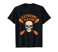 Extreme Slalom Head Paddles Value Graphic T-Shirt, Men, Black, M