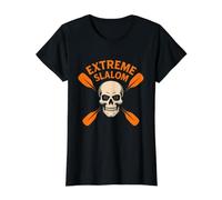 Extreme Slalom Head Paddles Value Graphic T-Shirt, Women, Black, M