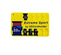 Extreme Sport - It Floats !!! Micro SD Card Case, Holder, Organizer Credit Card Size Storage Device