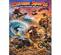 Extreme Sports Art Therapy Coloring Book