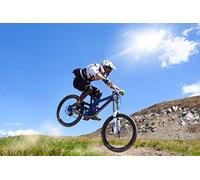 Extreme Sports Mountain Bike DIY 5D Diamond Painting by Number Unique Kits Home Wall Decor Crystal Rhinestone Wall Decor Cross Stitch 40x40cm