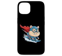 Extreme Surfing Super Hamster Cartoon Hero Case for iPhone 13
