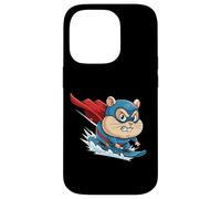 Extreme Surfing Super Hamster Cartoon Hero Case for iPhone 14 Pro