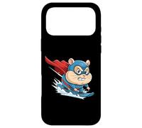 Extreme Surfing Super Hamster Cartoon Hero Case for iPhone 17 Pro Max