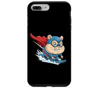 Extreme Surfing Super Hamster Cartoon Hero Case for iPhone 7 Plus/8 Plus