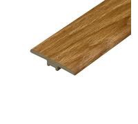eXtreme T Profile Transition Strip for Covering Expansion Gaps - 2.20m Door Threshold Bar for Laminate, Wood, and Tile Flooring - Sturdy, Flexible, and Waterproof T-Moudling with Plastic Fixing Rail