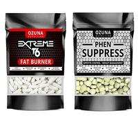 Extreme T6 Fat Burner Supplement & Phen Suppress Appetite Suppressant Bundle - Reduce Sugar Cravings - Fast Weight Loss & Appetite Reducer Pills - Made in The UK