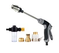Extreme Water Pressure Tool, Hose Nozzle - 15x More Powerful Than Hoses, Pressure Washer Hose Nozzle High ressure Jet Gun, Fits Almost Any Garden ose (Set C)