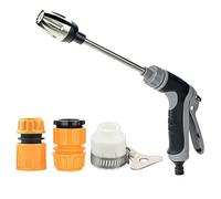 Extreme Water Pressure Tool, Hose Nozzle - 15x More Powerful Than Hoses, Pressure Washer Hose Nozzle High ressure Jet Gun, Fits Almost Any Garden ose (Set A)