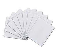 EXTREMEGRIPPRO 25pcs Sublimation White Mouse Pad Blank Rectangular Desk Mat for Printing Heat Press - with Non-Slip Rubber Base for Customization, Home, Office, Laptop & Sublimation Printers