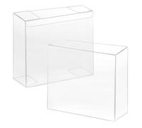 EXTREMEGRIPPRO DS Big Box Protector Case - Clear PET Plastic Display & Storage Cover, Compatible with PAL Big Box Packaging for Pokémon® SoulSilver & HeartGold (4 Pack)