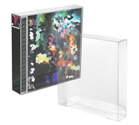 EXTREMEGRIPPRO Game Case Protector - Clear PET Plastic Display & Storage Cover, Compatible with PlayStation® PS1 Game Cases (143 × 131 × 18mm) (15 Pack)