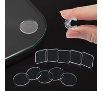 Extremely Soft Glass Table Top Bumper, Anti Slide and Scratch for Glass Table, Transparent Non-Adhesive Rubber Pads for Glass Table Top Spacer. to Avoid The Movement of Glass (Round & Square, 40 PCS)