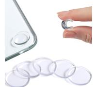 Extremely Soft Glass Table Top Bumper, Transparent Non-Adhesive Pads for Glass Table Top Spacer. Anti Slide and Scratch for Glass Table,To Avoid The Movement of Glass (25mm*2mm,20PCS)table top suckers