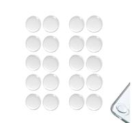 Extremely Soft Glass Table Top Bumper, Transparent Non-Adhesive Pads for Glass Table Top Spacer. Anti Slide and Scratch for Glass Table,To Avoid The Movement of Glass (25mm * 2 mm, 20 PCS)