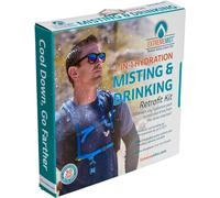 ExtremeMIST Misting System Retrofit Kit - Convert Your Hydration Backpack to an Amazing Misting & Drink Backpack | Includes Pump, Nozzle, Remote, & Rechargeable Battery - Cools the air up to 30°F