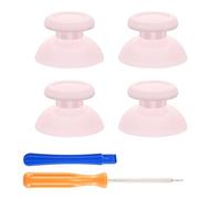 eXtremeRate 2 Pairs Cherry Blossoms Pink Replacement Thumbsticks for PS5 Controller, Custom Analog Stick Joystick Compatible with PS5, for PS4 All Model Controllers Universal - Controller NOT Included