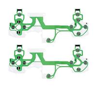 eXtremeRate 2 Pcs Replacement Flex Ribbon Circuit Board for PS4 Pro Slim JDM-050 JDM-055 Controller Conductive Film