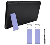 eXtremeRate 2 Set of Light Violet Replacement Kickstand for Nintendo Switch Console, Back Bracket Holder Kick Stand for Nintendo Switch - Console NOT Included