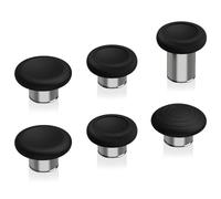 eXtremeRate 6 in 1 Metal Thumbsticks Replacement for Xbox Elite Series 2 Controller, Swappable Magnetic Joysticks Accessories Parts for Xbox Elite Series 2 Core Controller - Metallic Silver