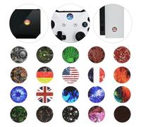 eXtremeRate 60 pcs Controller Console Custom Home Button Power Switch Stickers