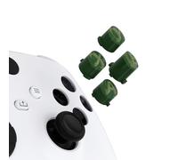 eXtremeRate ABXY Buttons for Xbox Core Wireless Controller, Three-Tone Deep Pine Green & Clear & Bamboo Green Classic Symbols Action Buttons Replacement Prats for Xbox One S/X, Elite Series 2 Core & 1
