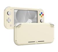 eXtremeRate Antique Yellow DIY Replacement Shell for Nintendo Switch Lite, NSL Handheld Controller Housing w/Screen Protector, Custom Case Cover for Nintendo Switch Lite