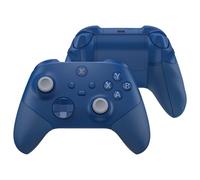 eXtremeRate ASR Version Redesigned Full Set Shell Buttons for Xbox Core Controller, Ergonomic Trigger Stop Rubberized Grip Faceplate Backplate for Xbox Series X & S Controller - Yale Blue