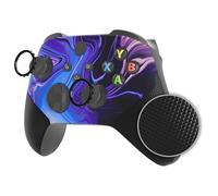 eXtremeRate ASR Version Redesigned Shell for Xbox Series X & S Controller - Performance Rubberized Grip, Anti Sticks Rubbing Rings - Custom Faceplate for Xbox Core Controller - Origin of Chaos