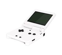 eXtremeRate Black Custom Full Set Buttons for Gameboy Advance SP, Replacement A B L R Button Power On Off Volume Button D-pad Key for GBA SP Console - Console NOT Included
