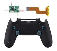 eXtremeRate Black Dawn 2.0 FlashShot Trigger Stop Remap Kit for ps4 CUH-ZCT2 Controller, Upgrade Board & Redesigned Back Shell & Back Buttons & Trigger Lock for ps4 Controller JDM 040/050/055
