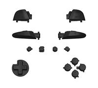 eXtremeRate Black Repair ABXY D-pad ZR ZL L R Keys for Nintendo Switch Pro Controller, DIY Replacement Full Set Buttons with Tools for Nintendo Switch Pro Controller - Controller NOT Included