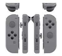 eXtremeRate Black Replacement ABXY Direction Keys SR SL L R ZR ZL Trigger Buttons Springs, Full Set Buttons Repair Kits with Tools for Nintendo Switch Joycon & Switch OLED Joy con