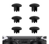 eXtremeRate Black Replacement Swappable Thumbsticks for PS5 Edge Controller, Custom Interchangeable Analog Stick Joystick Caps for PS5 Edge - Controller & Thumbstick Base NOT Included