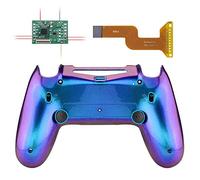 eXtremeRate Chameleon Dawn 2.0 FlashShot Trigger Stop Remap Kit for ps4 CUH-ZCT2 Controller, Upgrade Board & Redesigned Back Shell & Back Buttons & Trigger Lock for ps4 Controller JDM 040/050/055