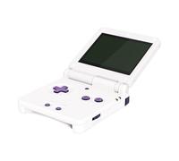eXtremeRate Chameleon Green Purple Custom Full Set Buttons for Gameboy Advance SP, Replacement A B L R Button Power On Off Volume Button D-pad Key for GBA SP Console - Console NOT Included