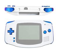 eXtremeRate Chameleon Purple Blue Replacement Full Set Buttons for Gameboy Advance GBA - Handheld Game Console NOT Included