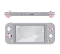 eXtremeRate Cherry Blossoms Pink Replacement ABXY Home Capture Plus Minus Keys Dpad L R ZL ZR Trigger for Nintendo Switch Lite, Full Set Buttons Repair Kits with Tools for Nintendo Switch Lite