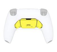 eXtremeRate Chrome Gold Replacement Redesigned K1 K2 Back Button Housing Shell for PS5 Controller RISE Remap Kit - Controller & RISE Remap Board NOT Included