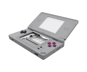 eXtremeRate Classic 1989 GB DMG-01 Replacement Full Housing Shell for Nintendo DS Lite, Custom Handheld Console Case Cover with Buttons, Screen Lens for Nintendo DS Lite NDSL - Console Without