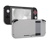 eXtremeRate Classic NES Style DIY Replacement Shell for Nintendo Switch Lite, NSL Handheld Controller Housing w/Screen Protector, Custom Case Cover for Nintendo Switch Lite