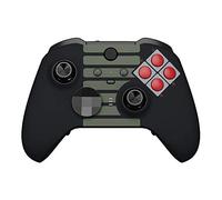 eXtremeRate Classic NES Style Faceplate Cover, Front Housing Shell Case Replacement Kit for Xbox One Elite Series 2 Controller Model 1797 - Accent Rings Included