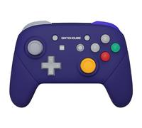 eXtremeRate Classic SwitchCube Style Faceplate Backplate Handles for Nintendo Switch Pro Controller, Soft Touch Replacement Grip Housing Shell Cover with Full Set Buttons for Nintendo Switch Pro