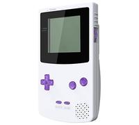 eXtremeRate Clear Atomic Purple Replacement Full Set Buttons for Gameboy Color GBC - Handheld Game Console NOT Included