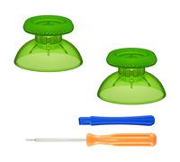 eXtremeRate Clear Green Replacement Thumbsticks for ps5 Controller, for ps5 Controller Analog Stick, Custom Joystick for ps4 All Model Controller