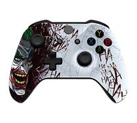 eXtremeRate Clown HAHAHA Patterned Front Housing Shell Case for Xbox One S/X Controller, Soft Touch Faceplate Cover Replacement Kit for Wireless Controller (Model 1708) - Controller NOT Included
